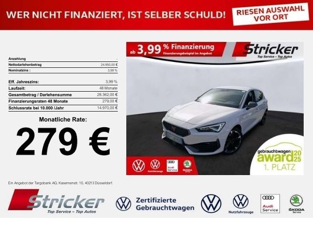 Cupra Leon 12.909 km 24.949 € Horn-Bad Meinberg 32805