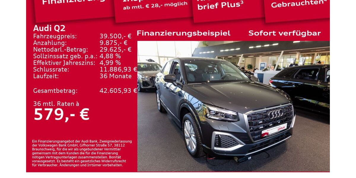 Audi Q2 6.001 km 38.990 &euro; Berlin 12489