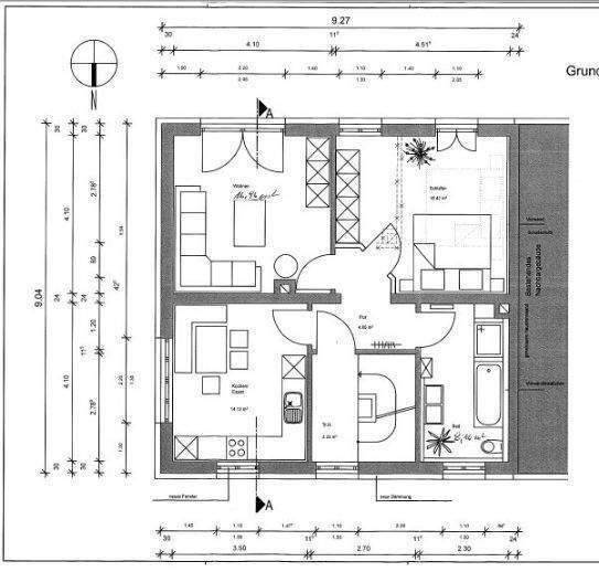 Etagenwohnung Würzburg Versbach - 2 Zimmer, 68 m&sup2;, 735&euro; | Angebot:25601557