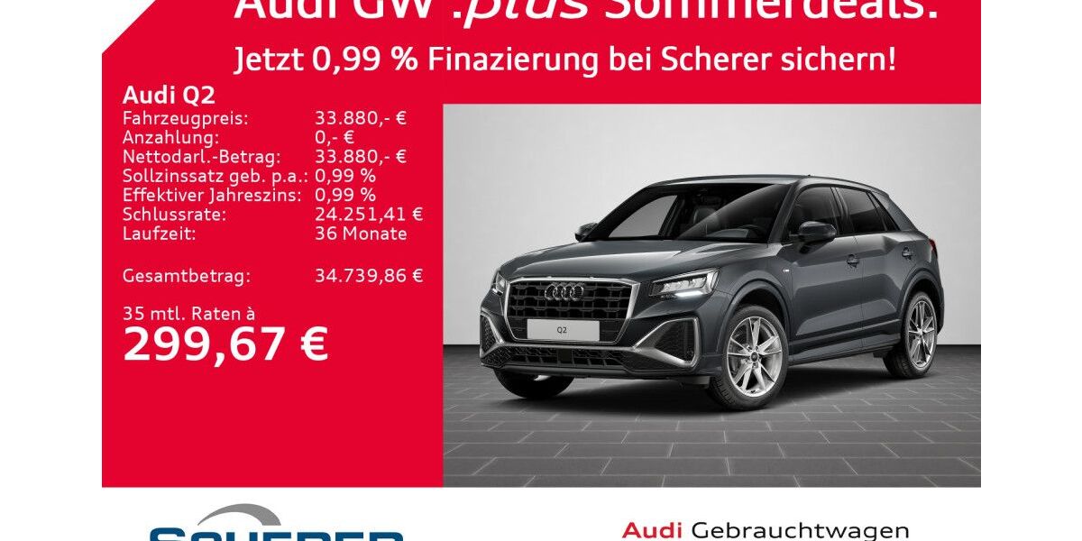 Audi Q2 7.042 km 33.880 &euro; Mayen 56727