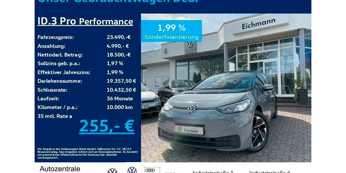 VW ID.3 55.000 km 23.490 &euro; Heiligenroth 56412
