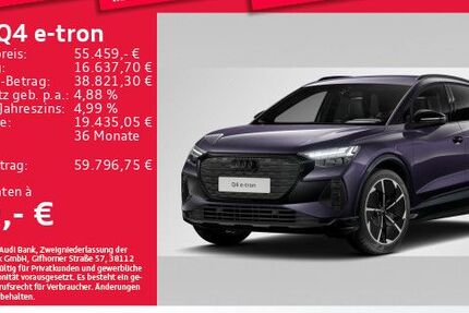 Audi Q4 e-tron 1.119 km 55.459 &euro; Eching 85386