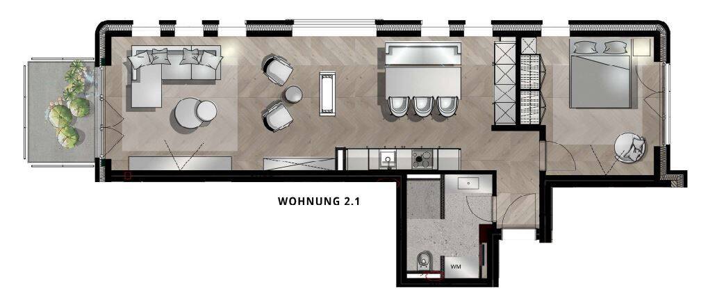 Etagenwohnung List auf Sylt - 2 Zimmer, 81 m&sup2;, 1.254.290&euro; | Angebot:26219268