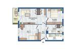 Etagenwohnung Annaburg - 3 Zimmer, 66 m&sup2;, 361&euro; | Angebot:23509775