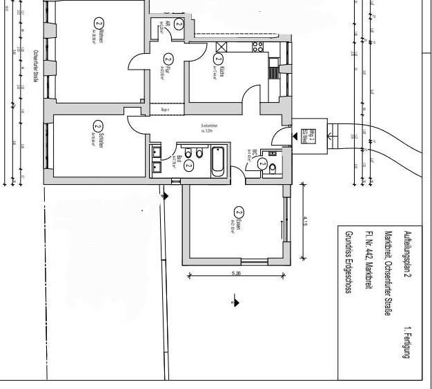 Provisionsfrei* Großzügige 3-Zimmer Erdgeschosswohnung mit Garten und Terrasse - Erstbezug - Erdgeschoßwohnung Marktbreit | Angebot:26795874