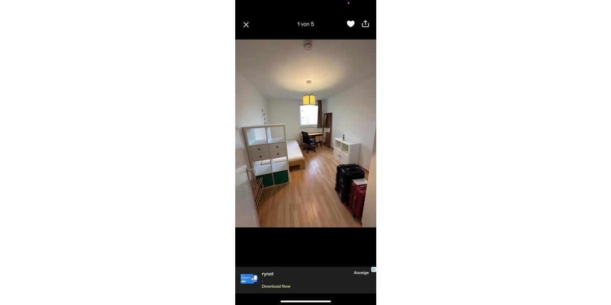 Etagenwohnung Bad Schussenried - 1 Zimmer, 12 m&sup2;, 601&euro; | Angebot:26222365