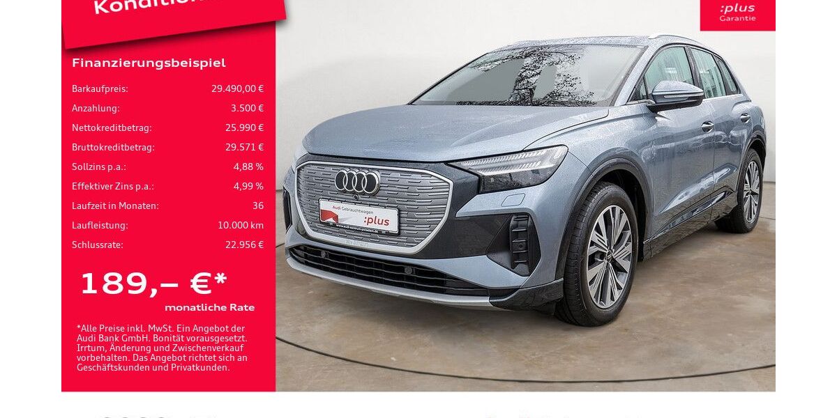 Audi Q4 e-tron 93.369 km 28.490 &euro; Potsdam 14482