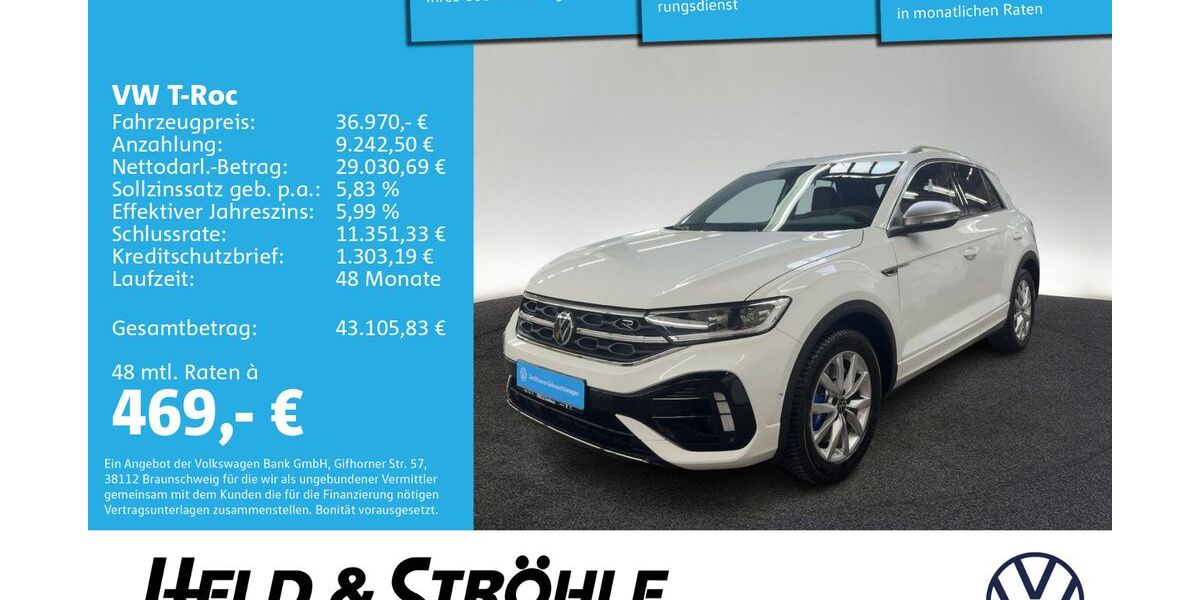 VW T-Roc 16.007 km 36.970 &euro; Neu-Ulm 89231