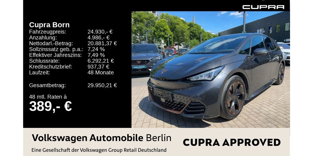 Cupra Born 37.090 km 24.930 &euro; Berlin 13089