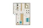 Erdgeschoßwohnung Duisburg Walsum - 3.5 Zimmer, 52 m&sup2;, 442&euro; | Angebot:26627537