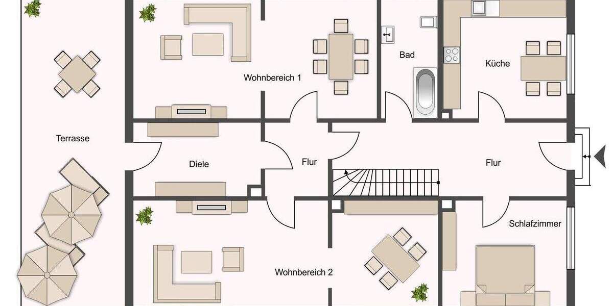 Ruhig. Grün. Flexibel. - Vielseitiges Zuhause für Generationen oder neue Wohnkonzepte! 1 zimmer