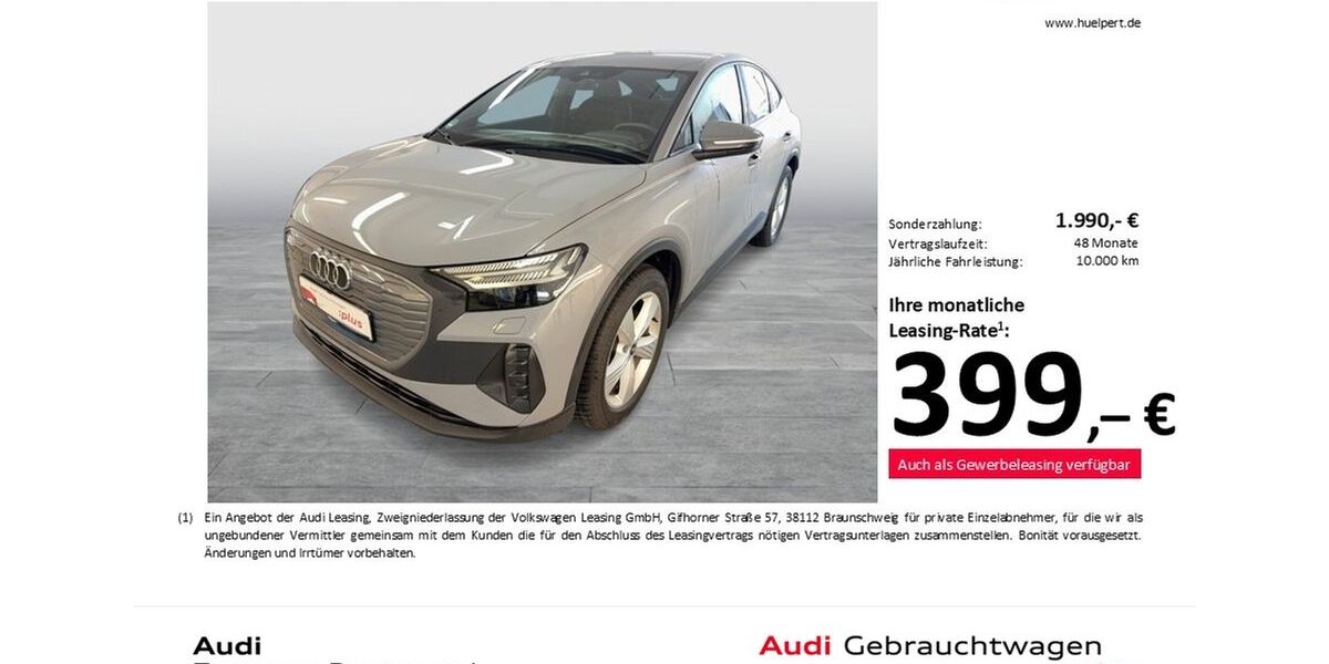 Audi Q4 e-tron 6.899 km 43.477 &euro; Dortmund 44143