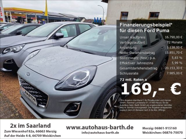Ford Puma 25.500 km 16.390 &euro; Merzig / Weiskirchen 66663