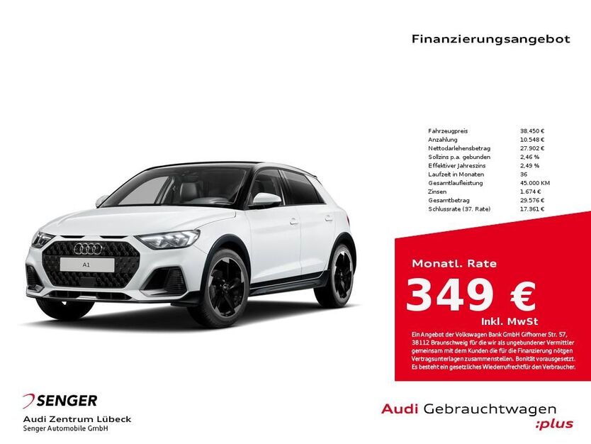 Audi A1 6.750 km 38.450 € Lübeck 23556