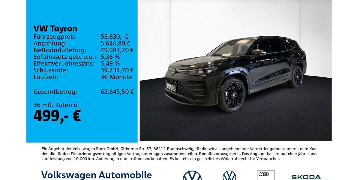 VW Tayron 8.500 km 55.630 &euro; Leipzig 04178