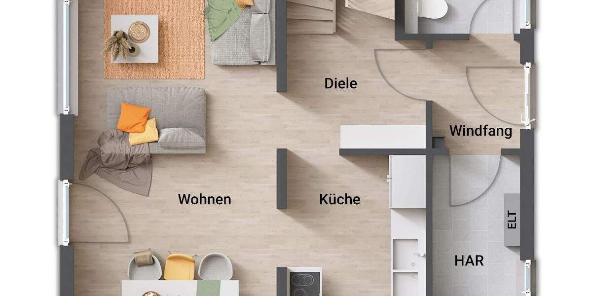 Einfamilienhaus Welschbillig - 3 Zimmer, 103 m&sup2;, 355.000&euro; | Angebot:25745841
