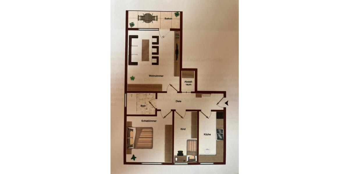 Hochparterre Burgkirchen an der Alz - 3 Zimmer, 69 m&sup2;, 168.000&euro; | Angebot:27118524