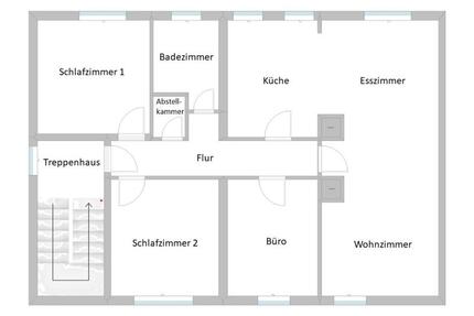 Mietwohnung 100qm 4 Zimmer Küche Bad in Kenn 4 zimmer