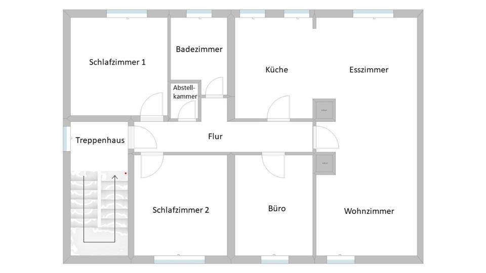 Mietwohnung 100qm 4 Zimmer Küche Bad in Kenn 4 zimmer