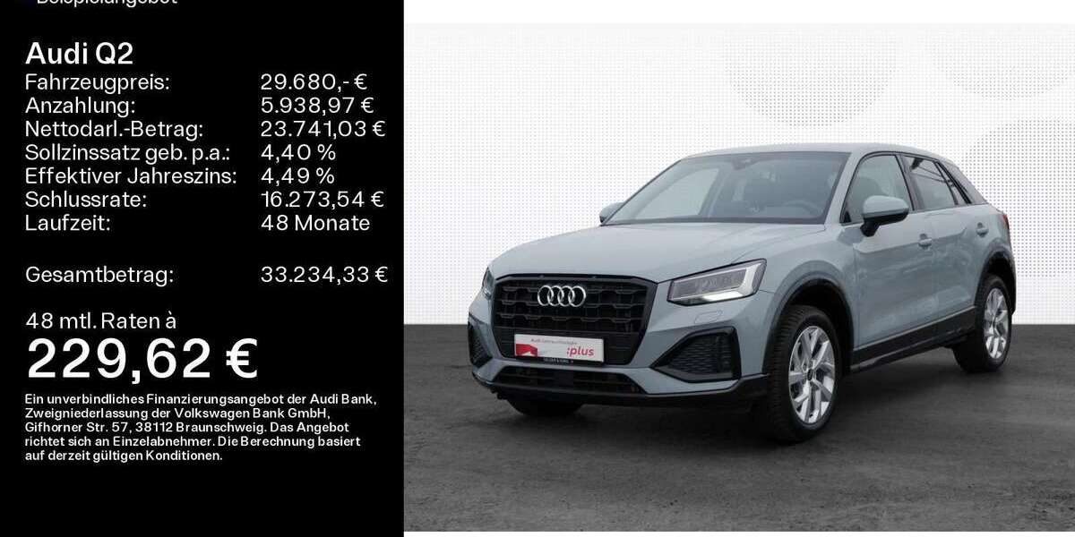 Audi Q2 44.000 km 29.680 &euro; Haßfurt 97437