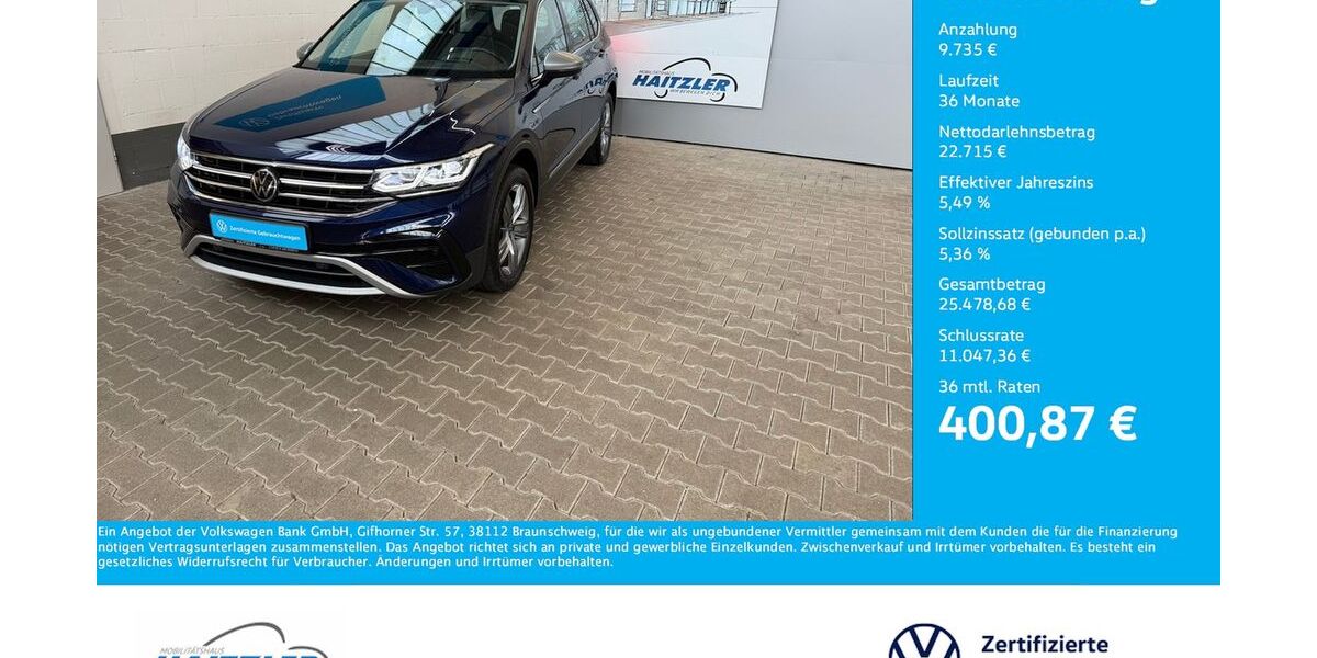 VW Tiguan 84.300 km 32.450 &euro; Gernsbach 76593