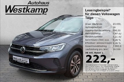 VW Taigo 6.650 km 23.430 &euro; Frechen 50226