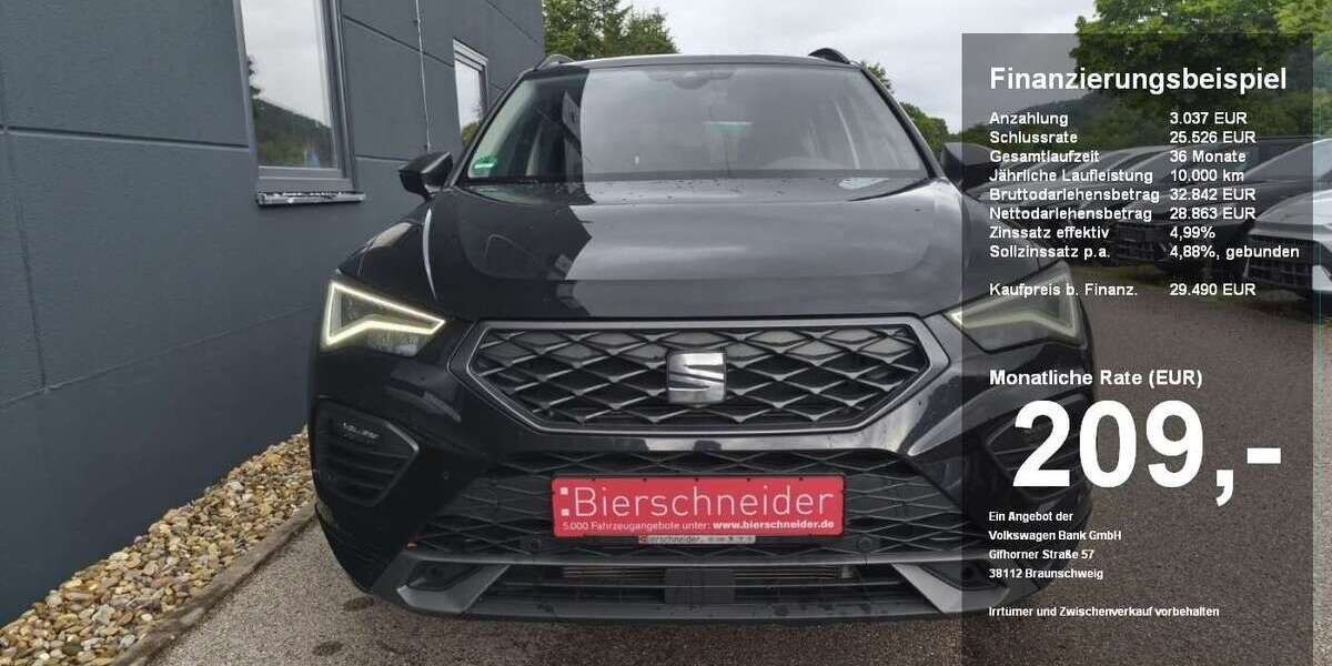 Seat Ateca 35.990 km 27.999 &euro; Riedenburg 93339