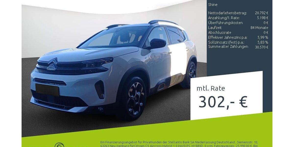 Citroen C5 Aircross 22.911 km 25.670 &euro; Dülmen 48249