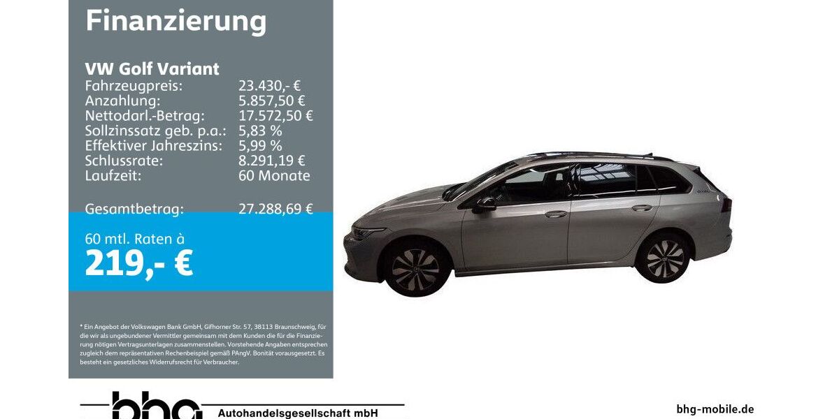 VW Golf 22.194 km 23.430 &euro; Bühl 77815