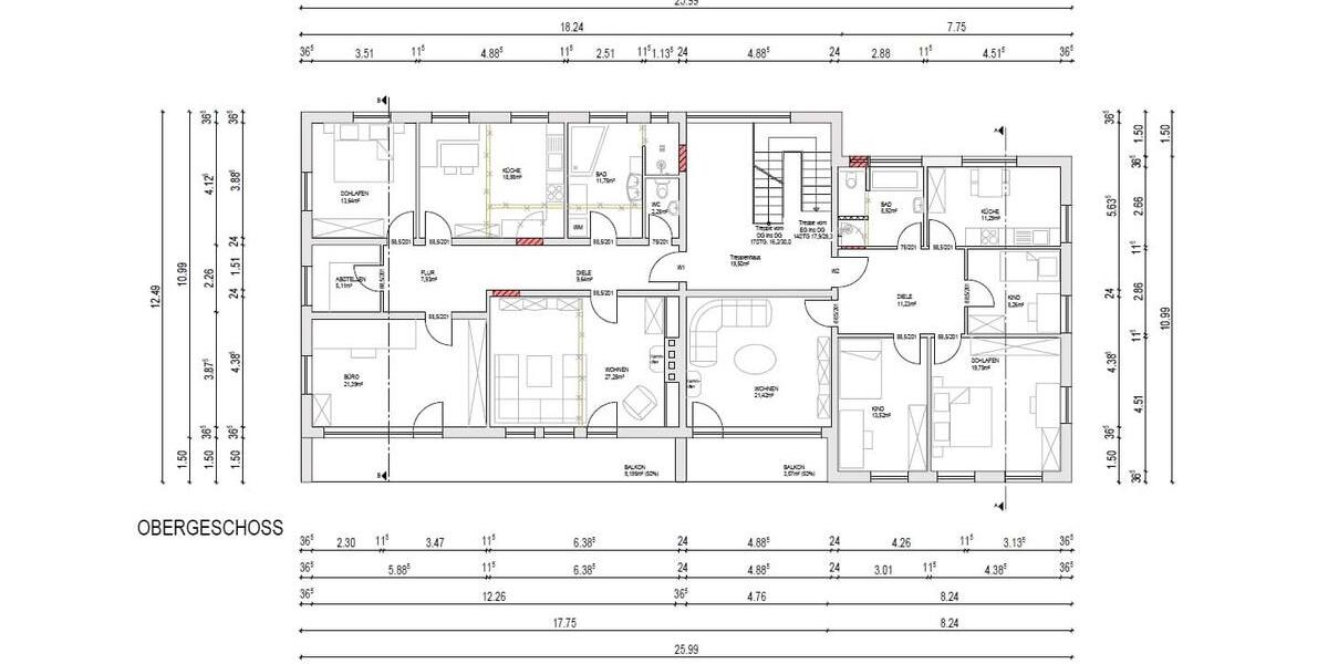 Etagenwohnung Spiegelau - 3 Zimmer, 127 m&sup2;, 750&euro; | Angebot:26312182