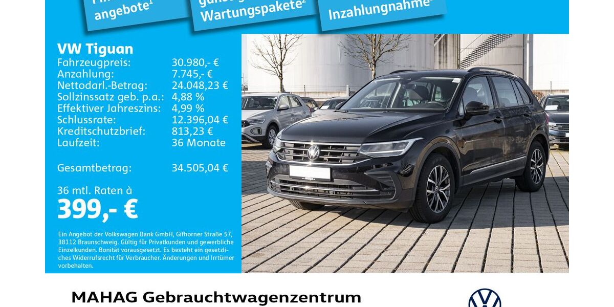 VW Tiguan 29.977 km 30.980 &euro; München 80935