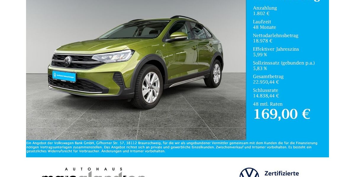 VW Taigo 11.905 km 20.780 &euro; Pronsfeld 54597