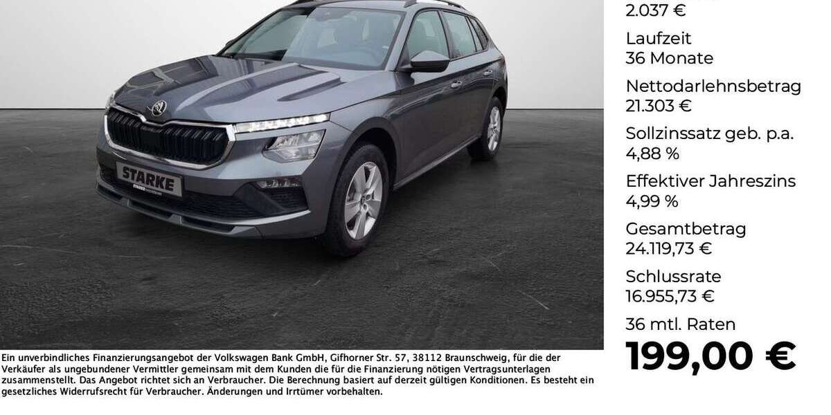 Skoda Kamiq 15.395 km 23.340 &euro; Georgsmarienhütte 49124