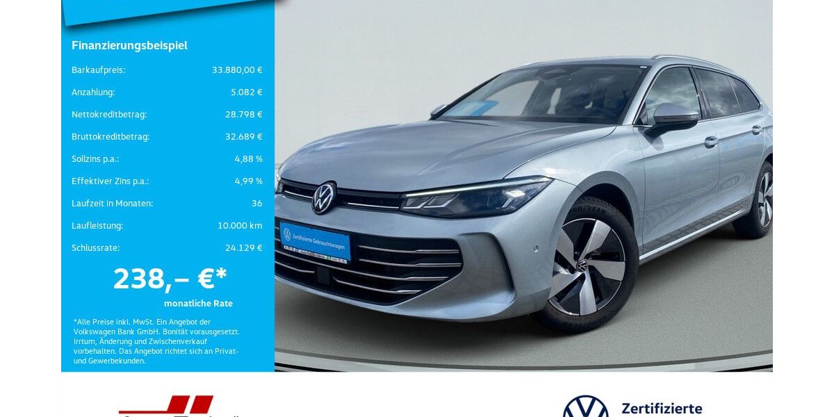 VW Passat Variant 12.877 km 33.880 &euro; Rathenow 14712