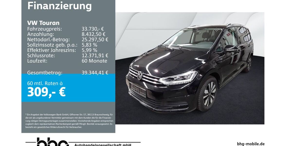 VW Touran 20.601 km 33.730 &euro; Durmersheim 76448