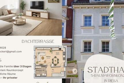 Wohnung Riesa Neuweida - 5 Zimmer, 155 m&sup2;, 1.240&euro; | Angebot:26659160