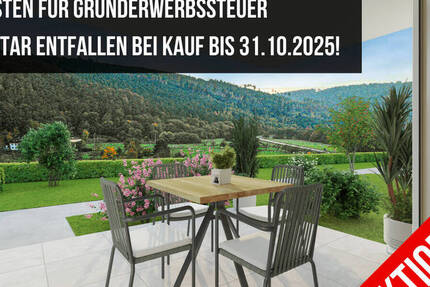 Wohnen mit Stil: Hochwertige NeubauWohnung mit Terrasse und Blick ins Grüne; KFW-40 Förderung