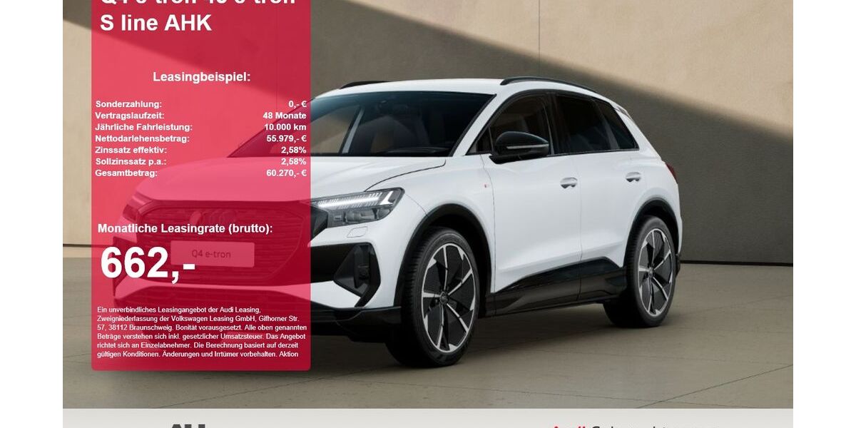 Audi Q4 e-tron 4.082 km 55.300 &euro; Northeim 37154