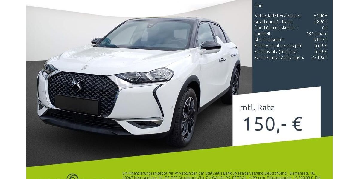 DS Automobiles DS3 Crossback 64.203 km 12.750 &euro; Borken 46325