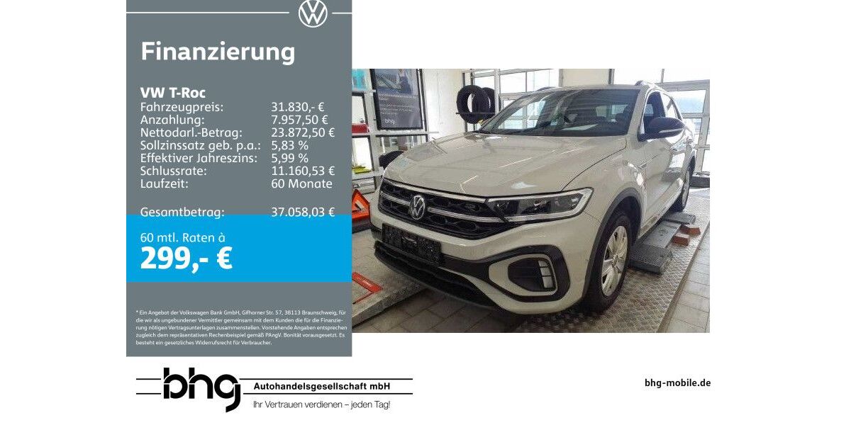 VW T-Roc 18.787 km 31.830 &euro; Rottweil 78628