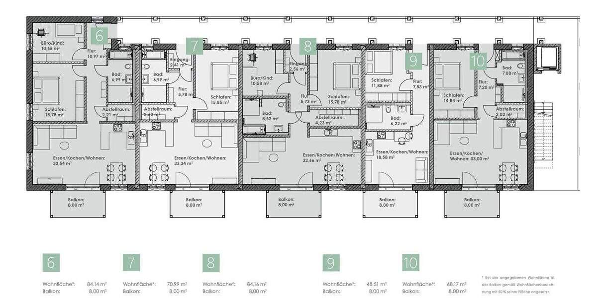 Etagenwohnung Beilngries Leising - 2 Zimmer, 48 m&sup2;, 275.000&euro; | Angebot:25740813