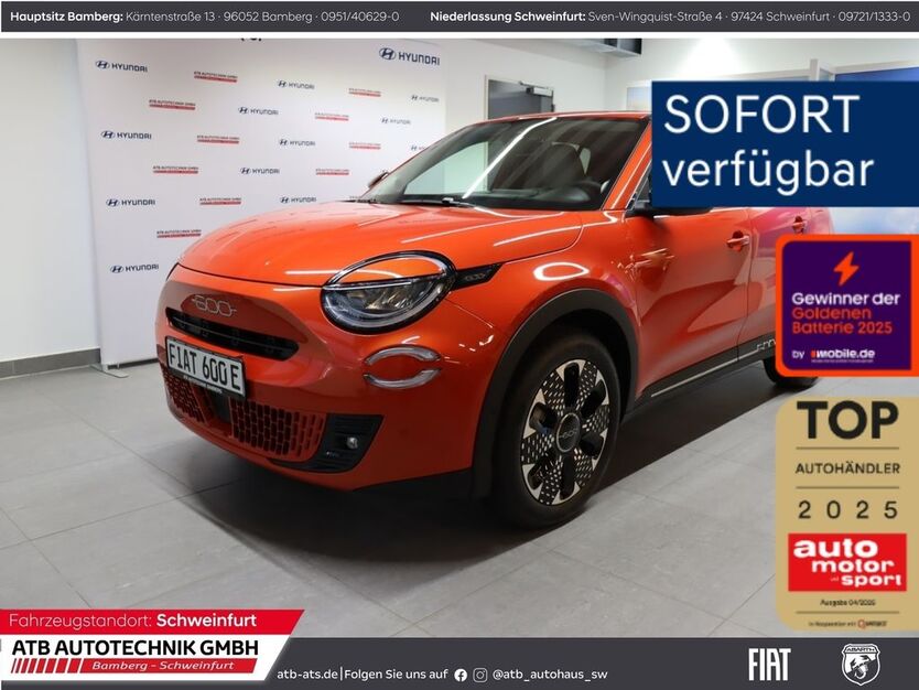 Fiat 600e 8.700 km 27.870 € Schweinfurt 97424