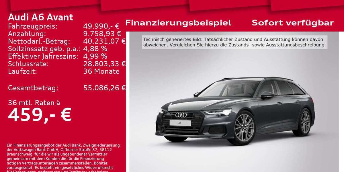 Audi A6 61.650 km 49.990 &euro; Berlin 12489