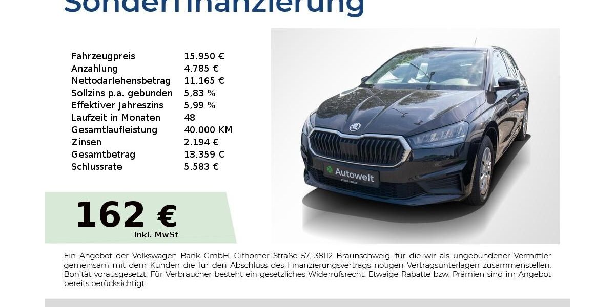 Skoda Fabia 27.650 km 15.640 &euro; Nürnberg 90431