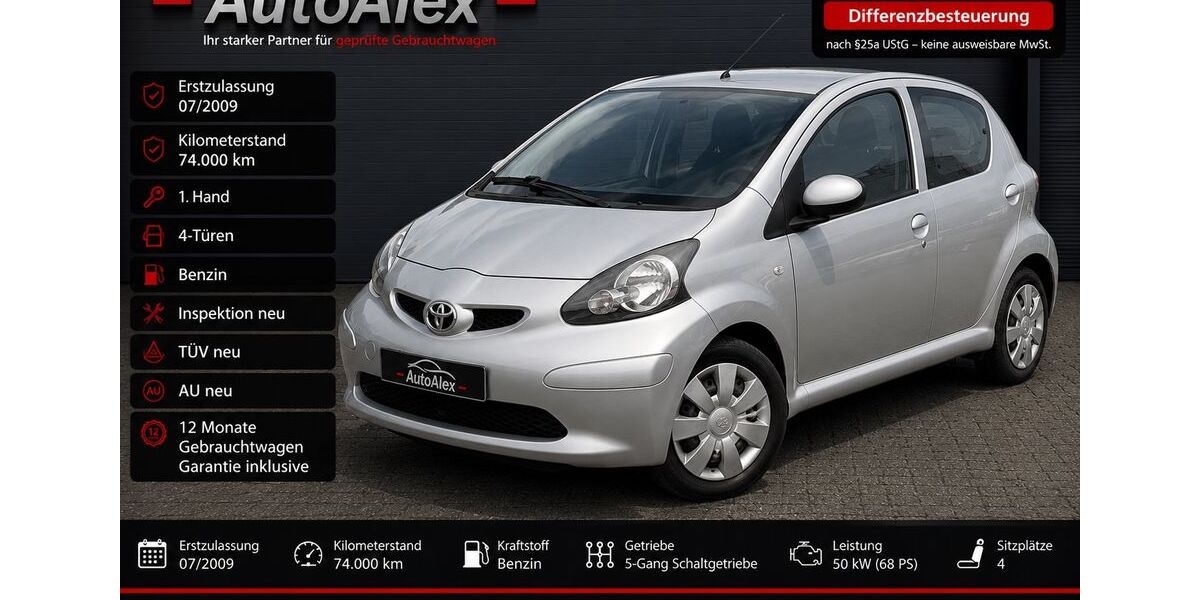 Toyota Aygo (X) 73.000 km 3.990 &euro; Wandlitz 16348