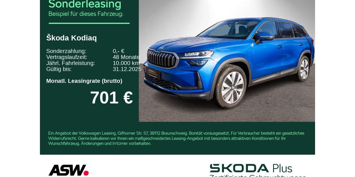 Skoda Kodiaq 9.000 km 58.930 € Heilbronn 74076
