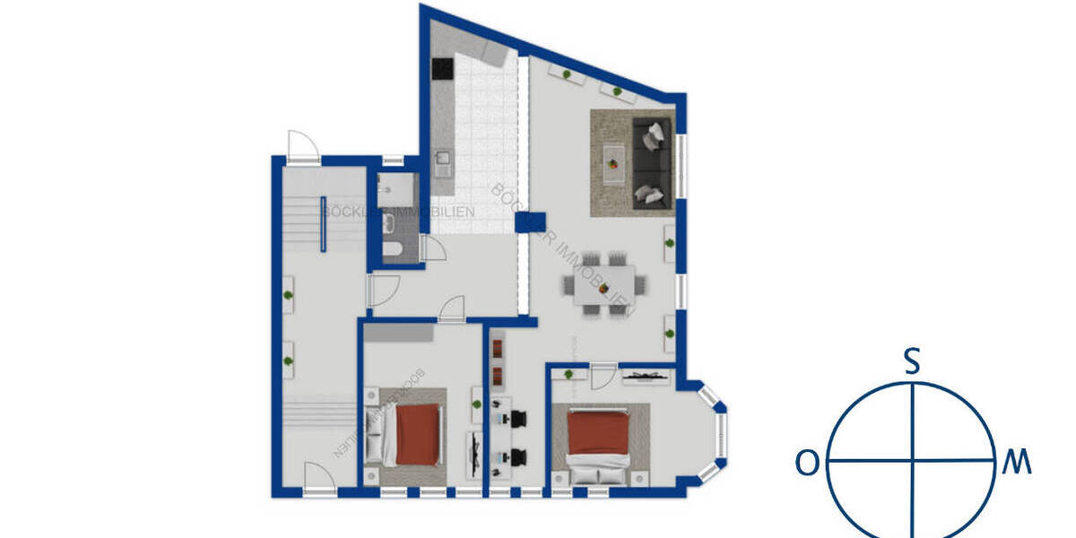 Etagenwohnung Pforzheim Weststadt - 4 Zimmer, 85 m&sup2;, 1.024&euro; | Angebot:26798849