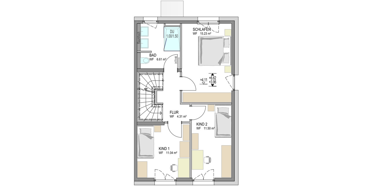 Reihenmittelhaus Bad Säckingen - 5 Zimmer, 150 m&sup2;, 2.300&euro; | Angebot:25706510