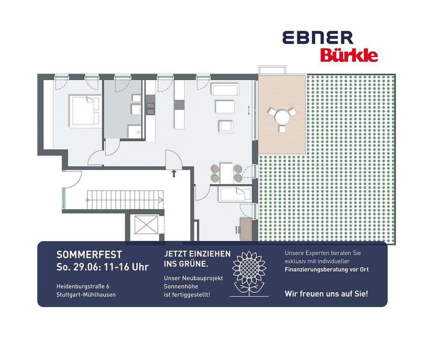 Wohnung zum Kaufen in Stuttgart 514.700 € 86.44 m²
