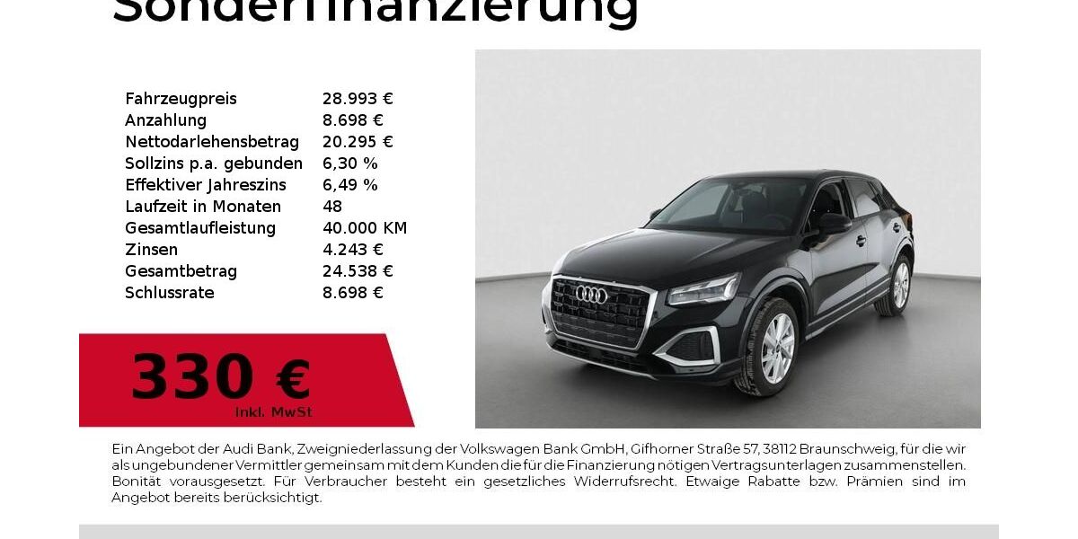 Audi Q2 7.900 km 27.980 &euro; Nürnberg 90411